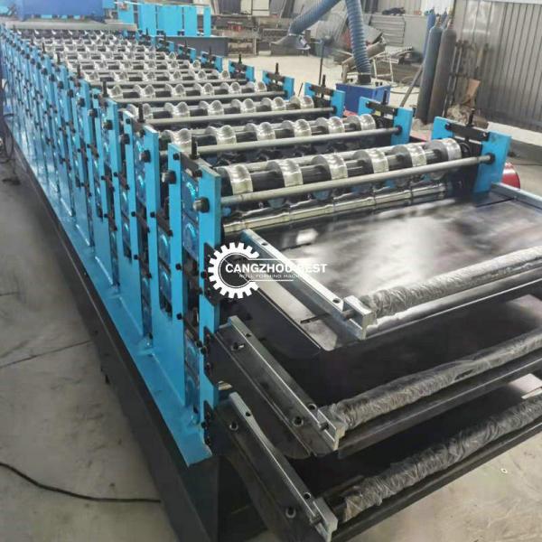 8.5kw Hydraulic Three Layer Ibr Roll Forming Machine