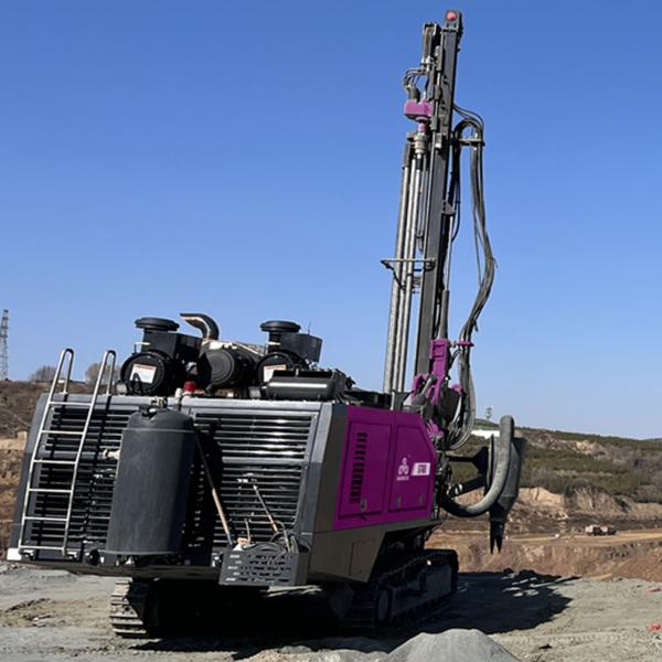 DTH Hammer Drilling Rig Deep 30m Surface Borehole Drilling Equipment Hydraulic Drilling Rig