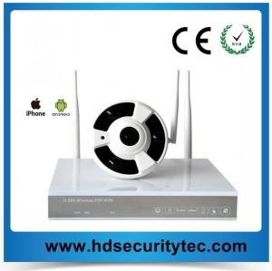 China (5.0 GHZ) H-264-4 CHANNEL DVR RECORDER w/4 CH WIRELESS Panoramic SECURITY CAMERAS AND MULTI-RECEIVER wholesale