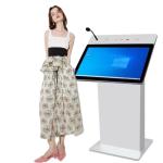 Portable Auditorium Smart Podium With 32" Front Screen / Height Adjustable