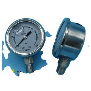 China 52mm Intelligent Oil Filled Pressure Gauge Manometer 316 Stainless Steel Economical wholesale