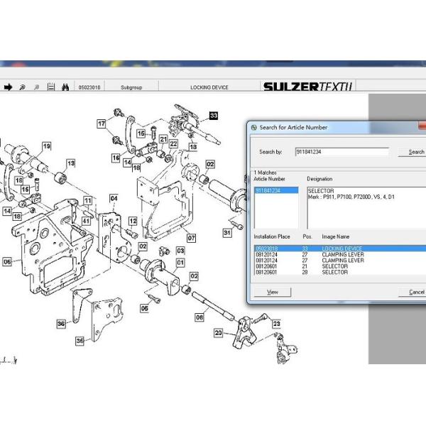 Four Color Selector Projectile Loom Parts / Sulzer Loom Parts Color Change