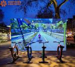 Custom Multi Player Outdoor Exercise Interact Bicycle Interactive Projection