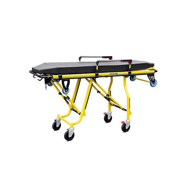 Quality YA-AS11 Folding Manual Ambulance Stretcher Trolley Lightweight With Wheels for sale