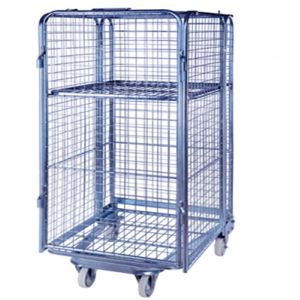 China Portable Wire Steel Storage Container Cage Pallet wholesale