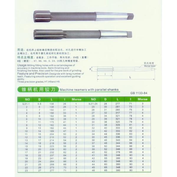 KM Solid Carbide straight hand reame
