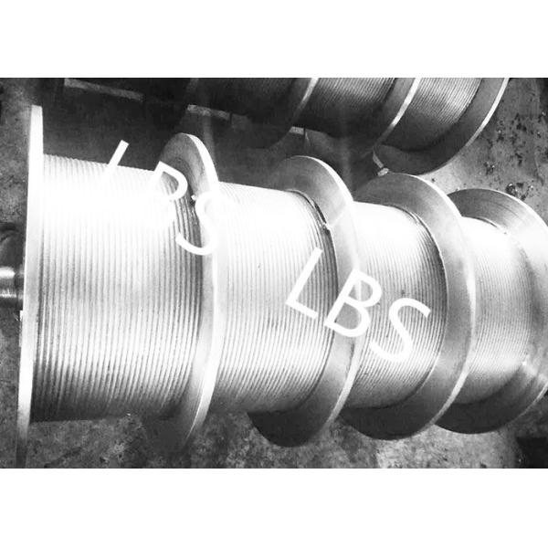 Lebus Cable Spooling System 3MM Rope Grooved Winch Drum For Wall Cleaning Machine