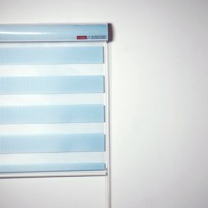 33" Rolling Double Sided Layer Window Curtain Blinds