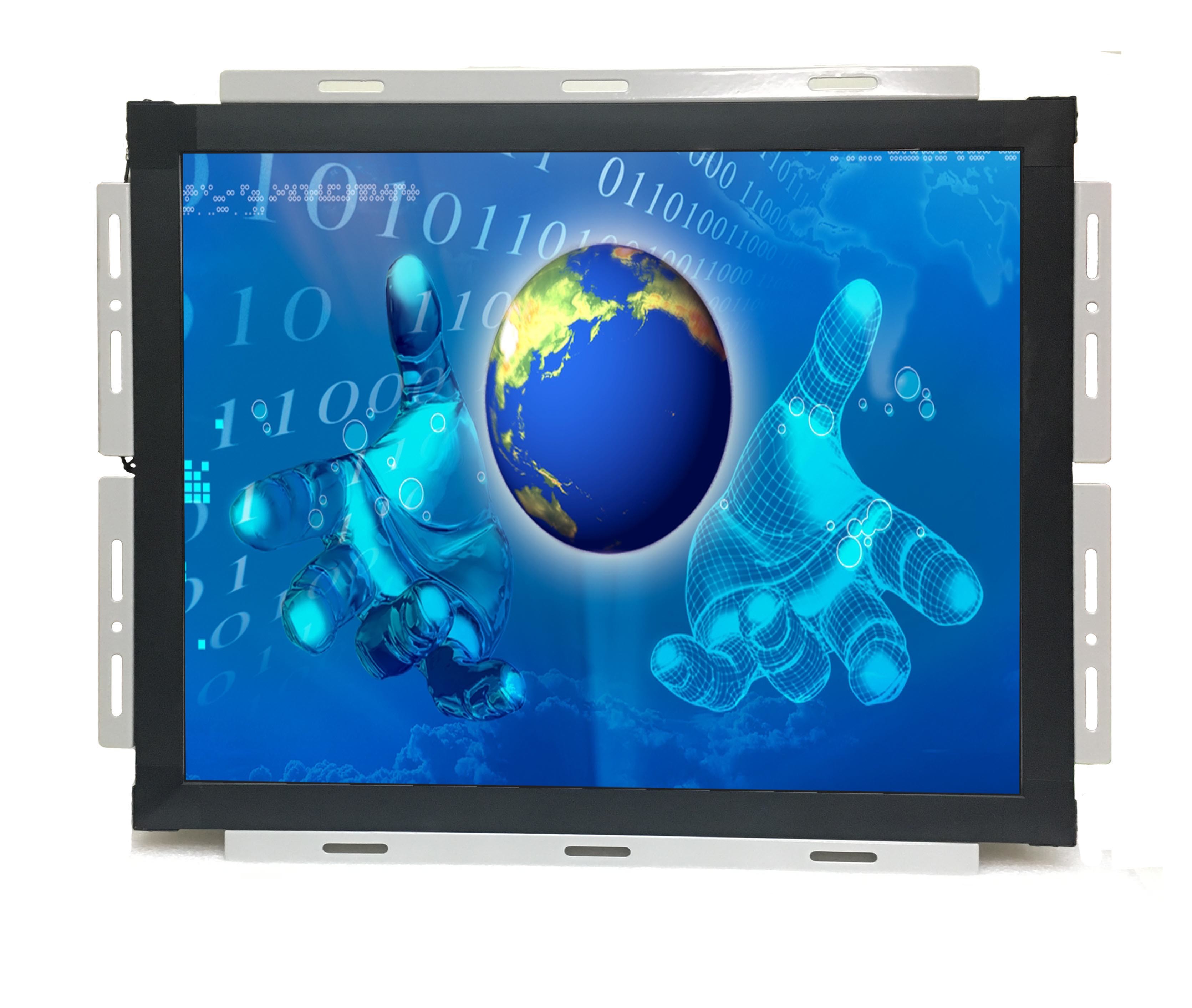 Rugged Digital 19 inch Open Frame LCD monitor with Saw touch waterproof vandal