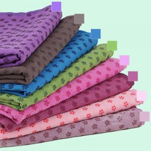 China microfiber yoga towel wholesale, grippy exercise mat towel wholesale