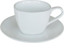 China Elegant Appearance Hotel Collection Espresso Cups White Ceramic wholesale