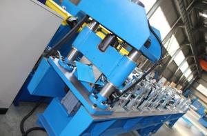 China 16 stations Forming Stations 5-10m/min Ridge Cap Roll Forming Machine 4Kw motor wholesale