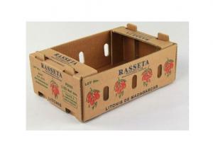 China Eco - Friendly Vegetables Packing Boxes , Plain Cardboard Boxes For Food Packaging wholesale
