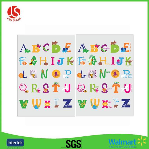 Interesting Letters Game Printed Plastic Placemat for Kids Usage