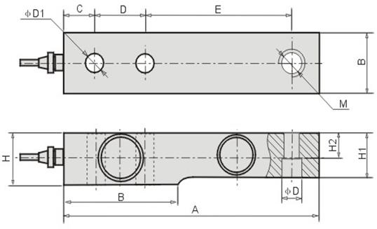 Single Shear Beam Load Cell SD-02 / High Accuracy Load Cell IP67 Waterproof
