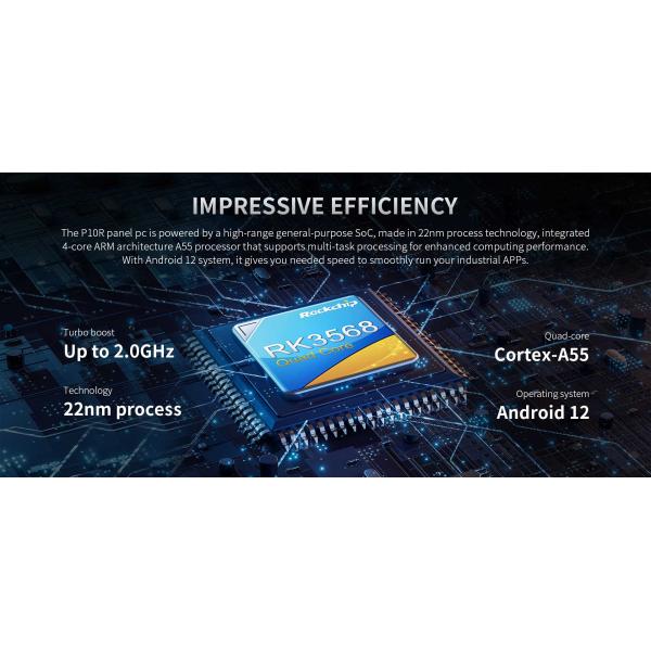 ONERugged P10R Industrial Touch Panel PC 10inch ONERugged P10R Wall Mount All-in-One Computer 4G LTE