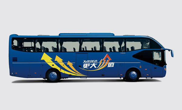 52 Seat Used YUTONG Buses 12000×2550×3920mm High Safety For Travelling