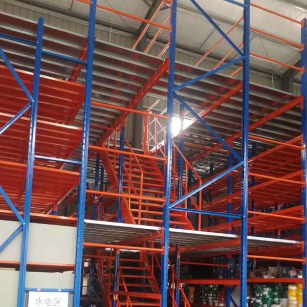 Multi Level Warehouse Steel Structure Platform Robust Construction Custom Dimensions