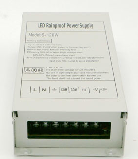 rain-proof smps 12V10A120W single output SMPS with CE DC12V1200W full watt Iron Case for LED Lighting Factory Outlet