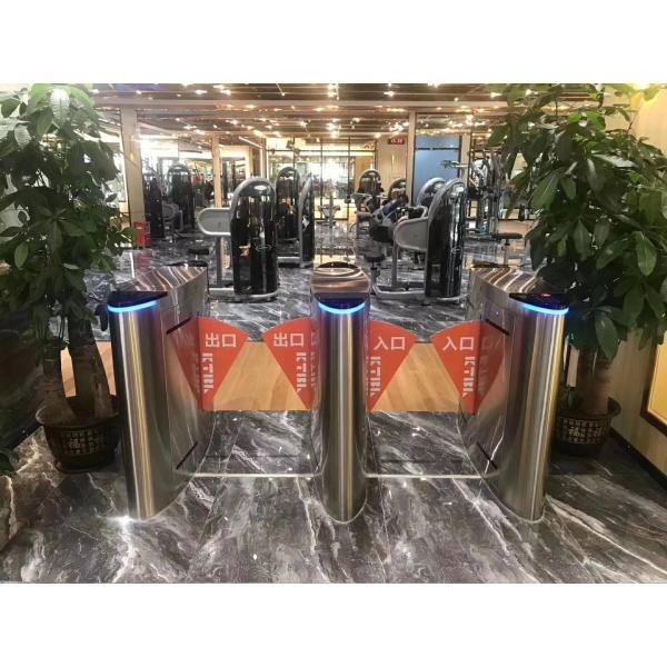 Electronic Security Auto Delay Closing Flap Barrier Turnstile