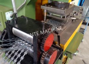 China Twisted Head 3cm Barb Wire Net Making Machine wholesale