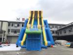 Outdoor Giant Inflatable Water Slide For Event , Tall Drop Kick Water Slide With