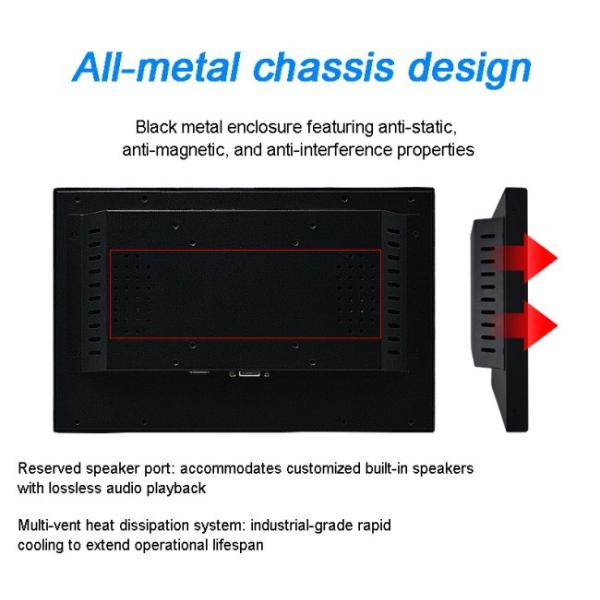 10.1-inch Industrial Touchscreen All-in-one Computer High-Performance Embedded Displays for Industrial Applications
