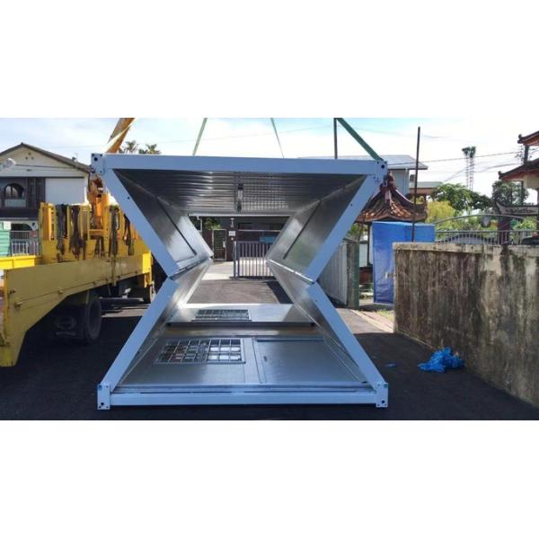 Expandable Fold Out Container House , Prefab 40ft Shipping Container Home