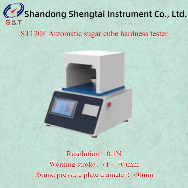 Resolution 0.1N Automatic Sugar Cube Hardness Tester Measuring Range 0-50MPa Indication Error ±1%