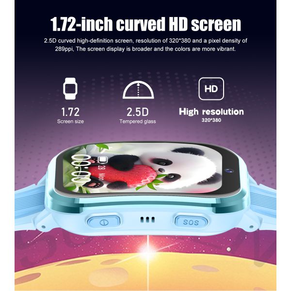 D58 4g Kids Smartwatch With Sim Card 2025 Real Time GPS Tracking For Girls And Boys