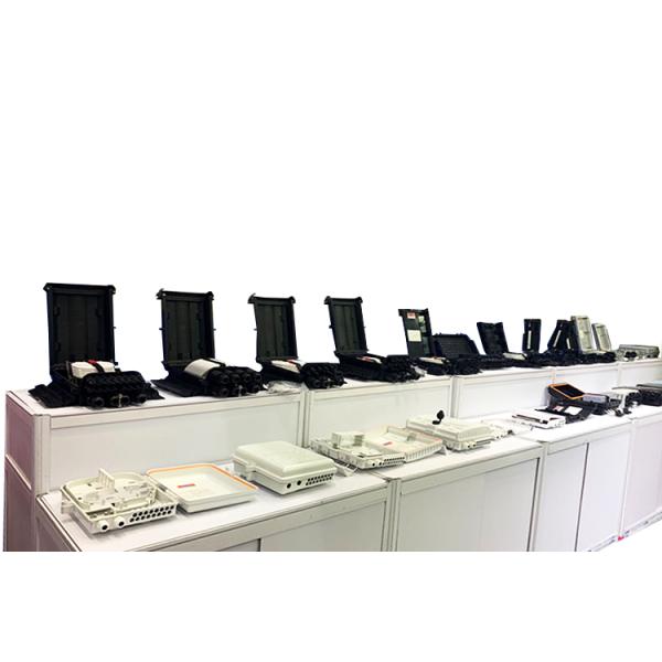 16 Core Outdoor Black Fiber FTTH Distribution Box 1X16 PLC Splitter Box