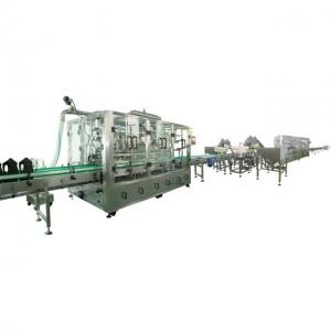 China High Production Speed 3L Plastic Bottle Shampoo Bottling Line with 20 Filling Nozzles wholesale