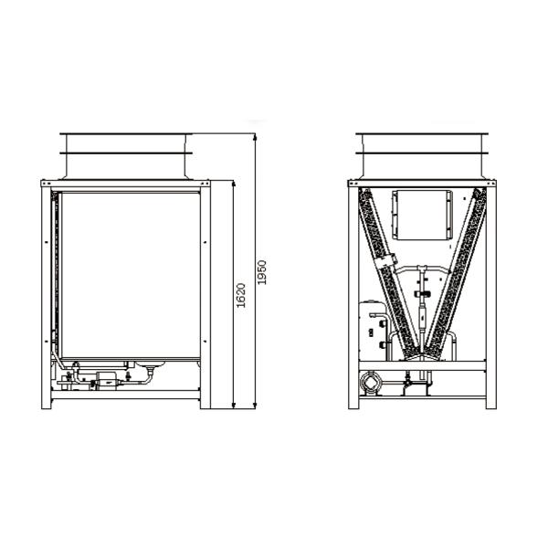 Variable Frequency Inter Row Pump Refrigeration Precision Cooling Energy Saving