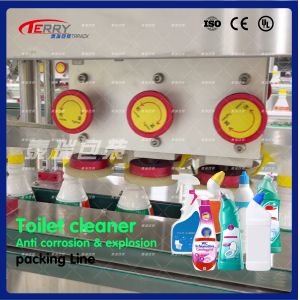 100ml-1200ml Chemical Packaging Line Servo Filling Machine