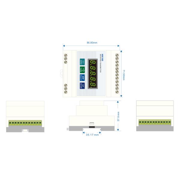 High Accuracy Digital Signal Transmitter For Weighing And Force Measurement