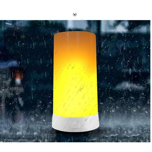 5W DC5V 1A USB Magnetic Gravity Sensor Led Flame Lamp With IR Remote Control