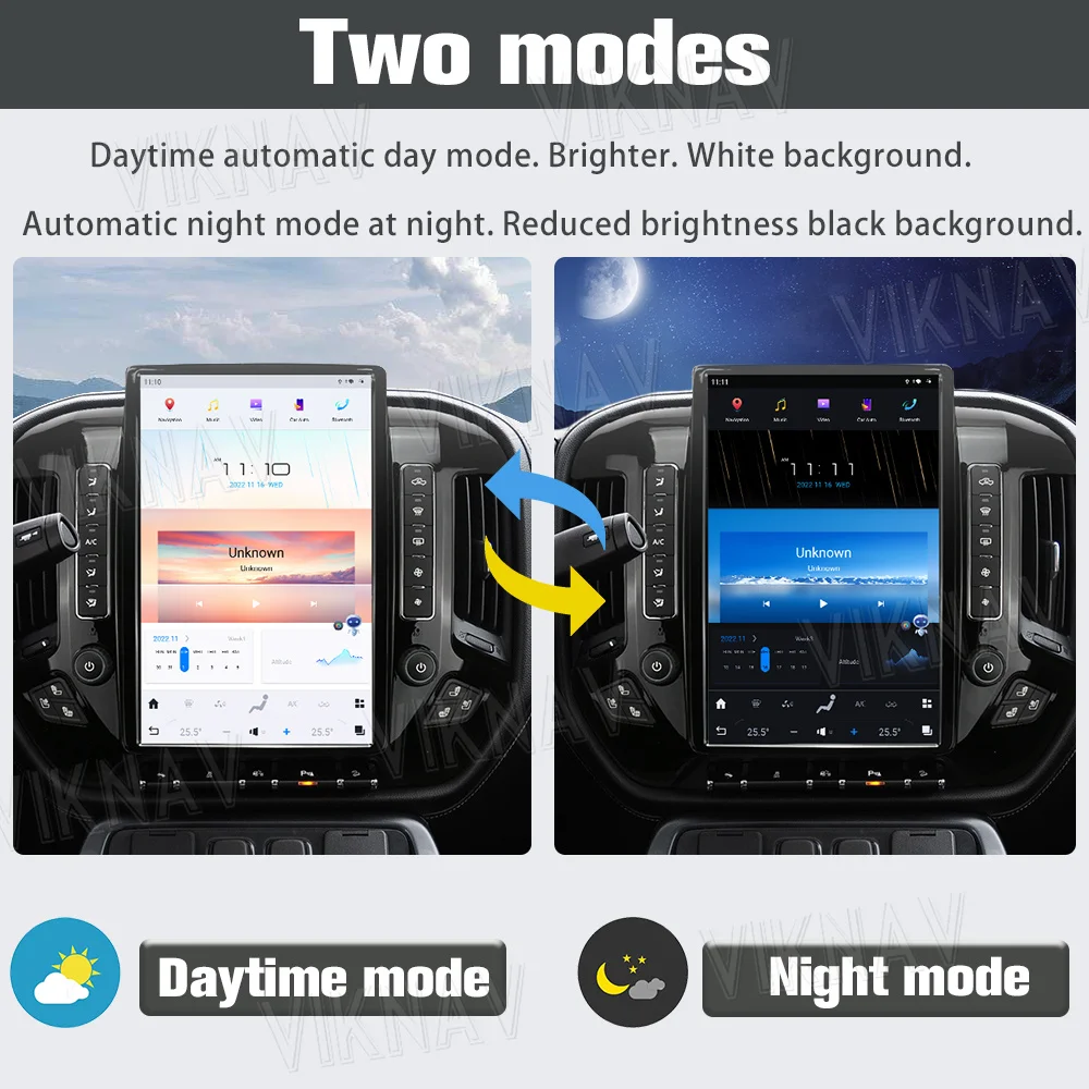 14.4 Inch Android Car Head Unit For 2013-2020 Chevroler Silverado Gmc Sierra Multimeida Player GPS Navigation Carplay