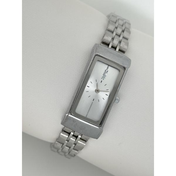 Silver Dial Analog Wrist Watch Stainless Steel With Date Display And Luminous Hands