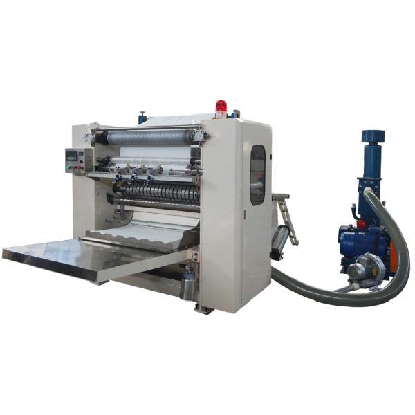 Pneumatic Slitting Hand Towel Making Machine , PLC Tissue Paper Machinery