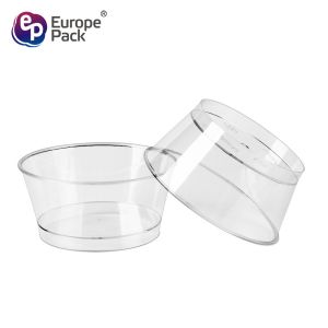 150ml clear plastic yogurt cups ice cream smoothie sundae cups
