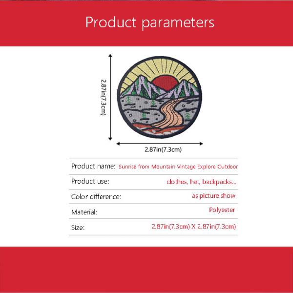 Heat Transfer Loop Hook 2.87in Custom Made Patches For Jackets