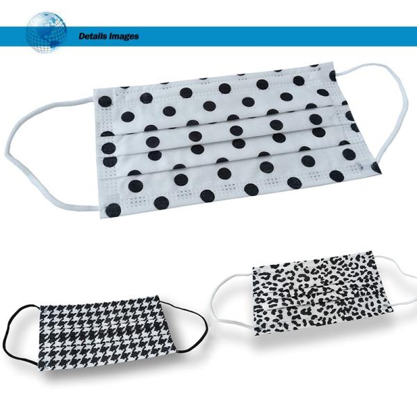 Three Ply Face Mask Surgical Disposable , Dust Protection Mask Bacterial Filtration