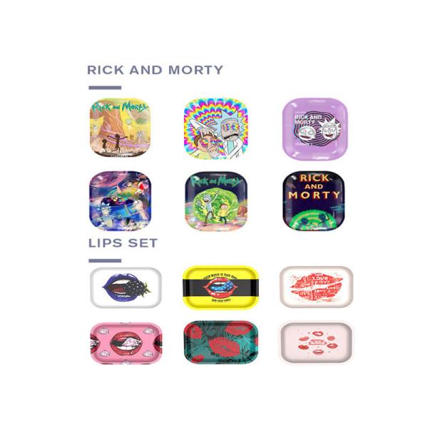 Tinplate Smoking Items Metal Cigarette Tray Large Medium And Small Size