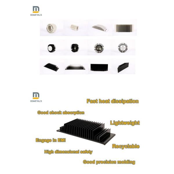 AZ91D Magnesium 200W LED Light Heat Sink Die Casting Micro Arc Oxidation
