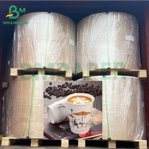 China Noddles Bowl 225gsm Waterproof PE Coated Coffee Cup Paper Roll wholesale