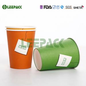 China 12oz 16oz 22oz Disposable Cold Paper Cups , Custom Disposable Drinking Cups Eco Friendly on sale