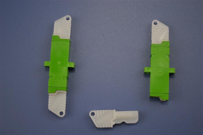 High Reliability E2000 Optical Fiber Adapter Simplex