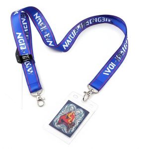 China Custom Promotional Breakaway Lanyard with Anti-Loss Design Made of Durable Washable Polyester wholesale