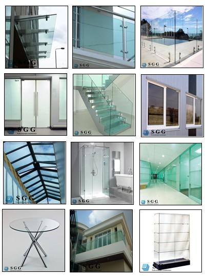 High quality price temperate glass 6 mm
