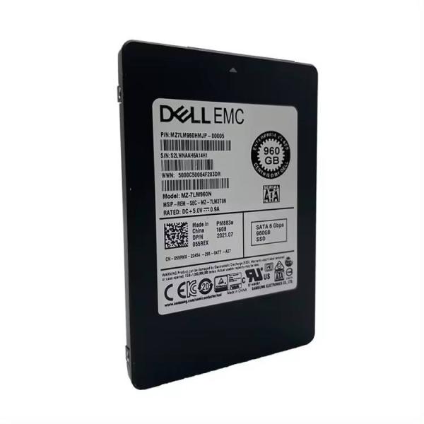 960G Server SSD Hard Drive 2.5 SATA S4510 Server Internal Storage State for s PowerEdge R750 R7525 G15 DXD9H Speed /